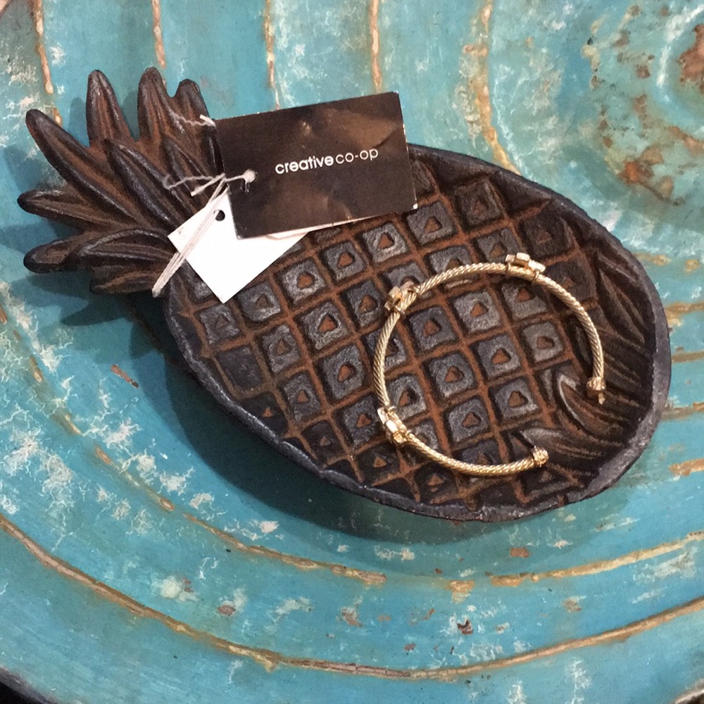 Pineapple Jewelry Dish/Wall Art